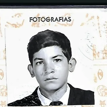 Portrait of Doña Elvia’s late husband as a young teenager
